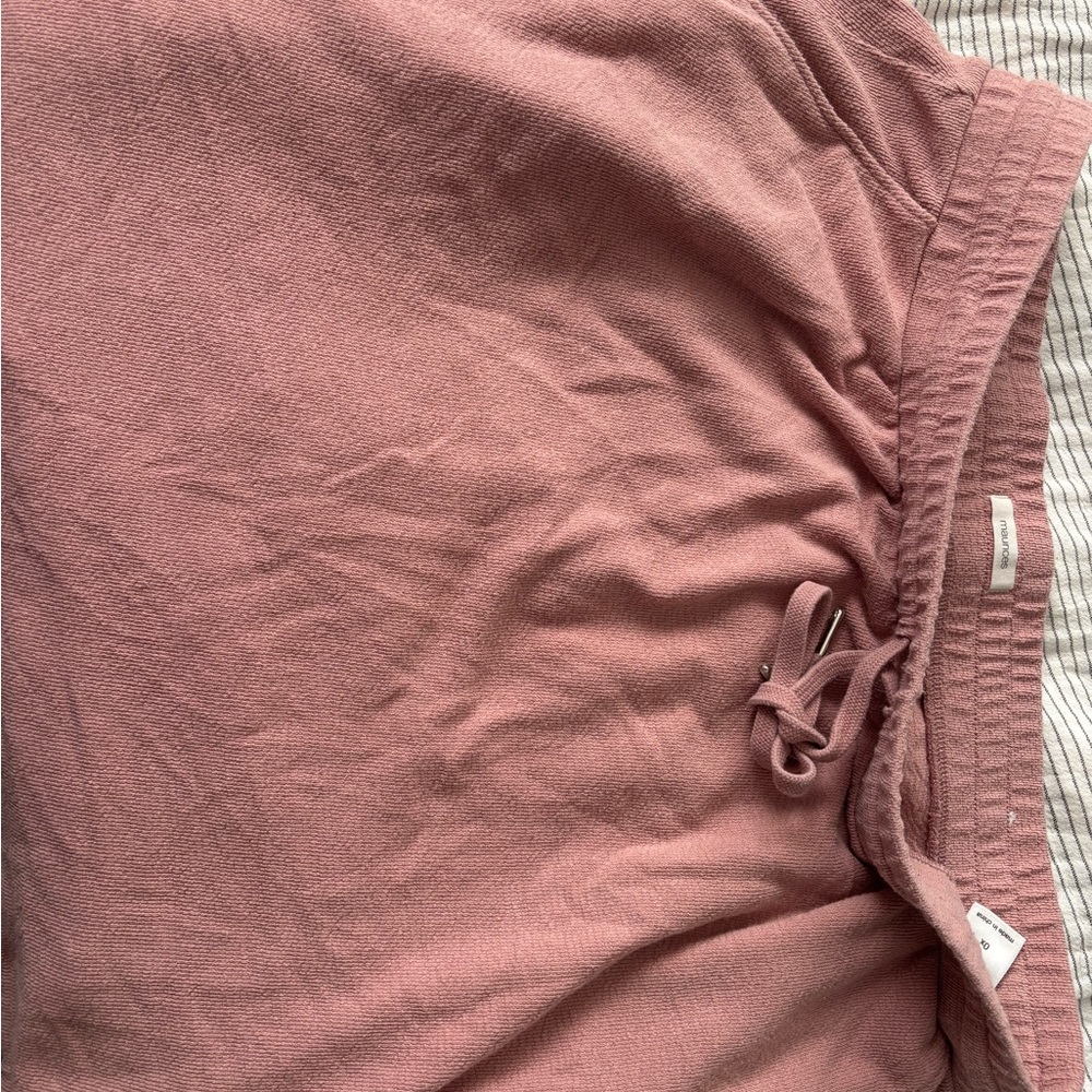 Maurices Pink Skirt Cozy Cotton Blend